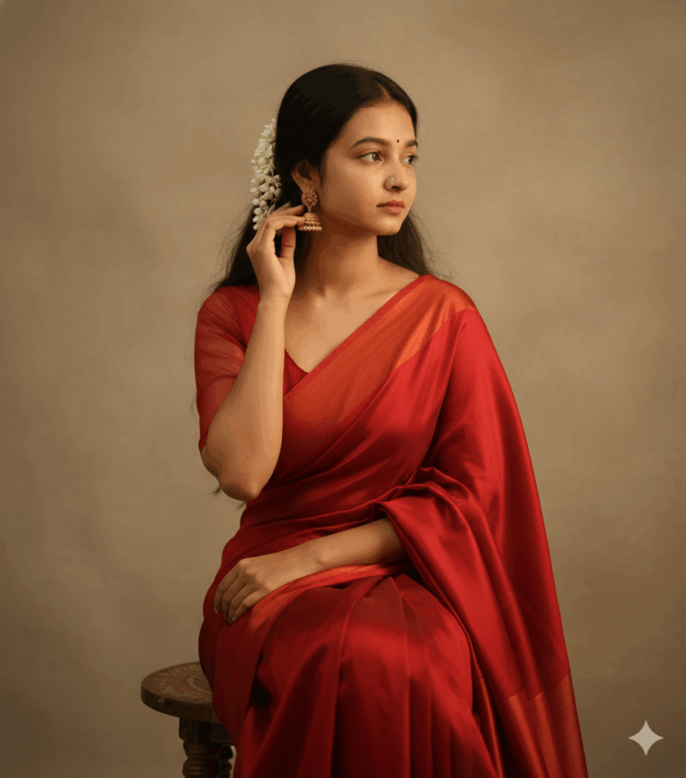 AI Generated Saree Women Image