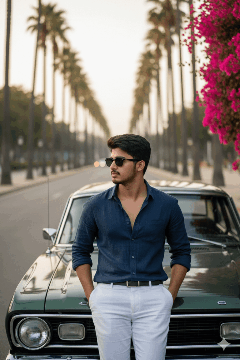 AI Generated fashionable young man image