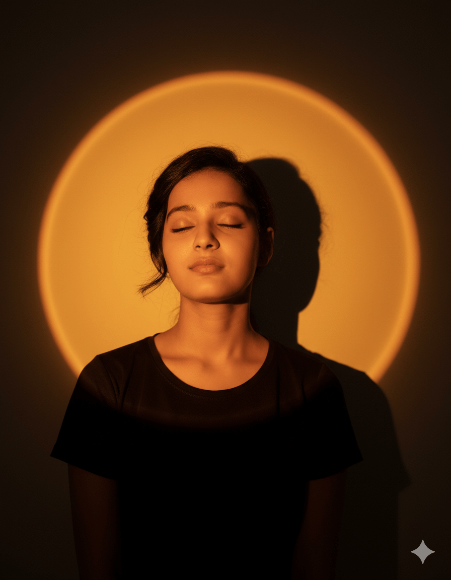 AI Generated result for: A Glowing Girl