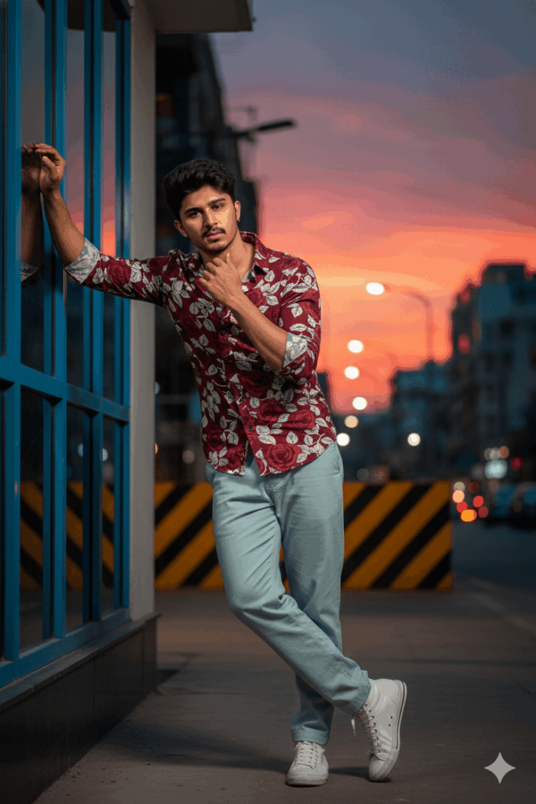 AI Generated Stylish Young Man Image