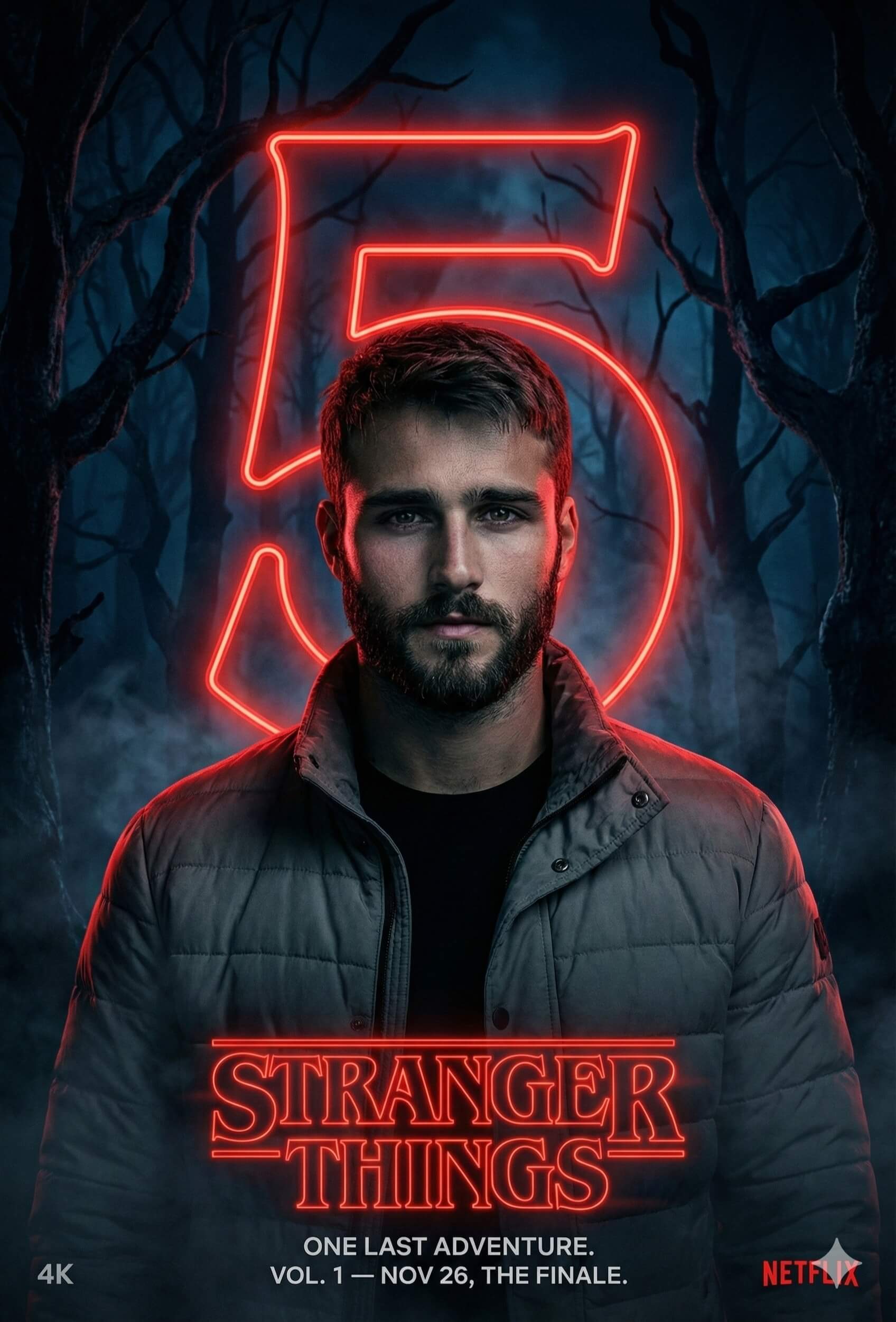 AI Generated result for: Stranger Things Fan Poster
