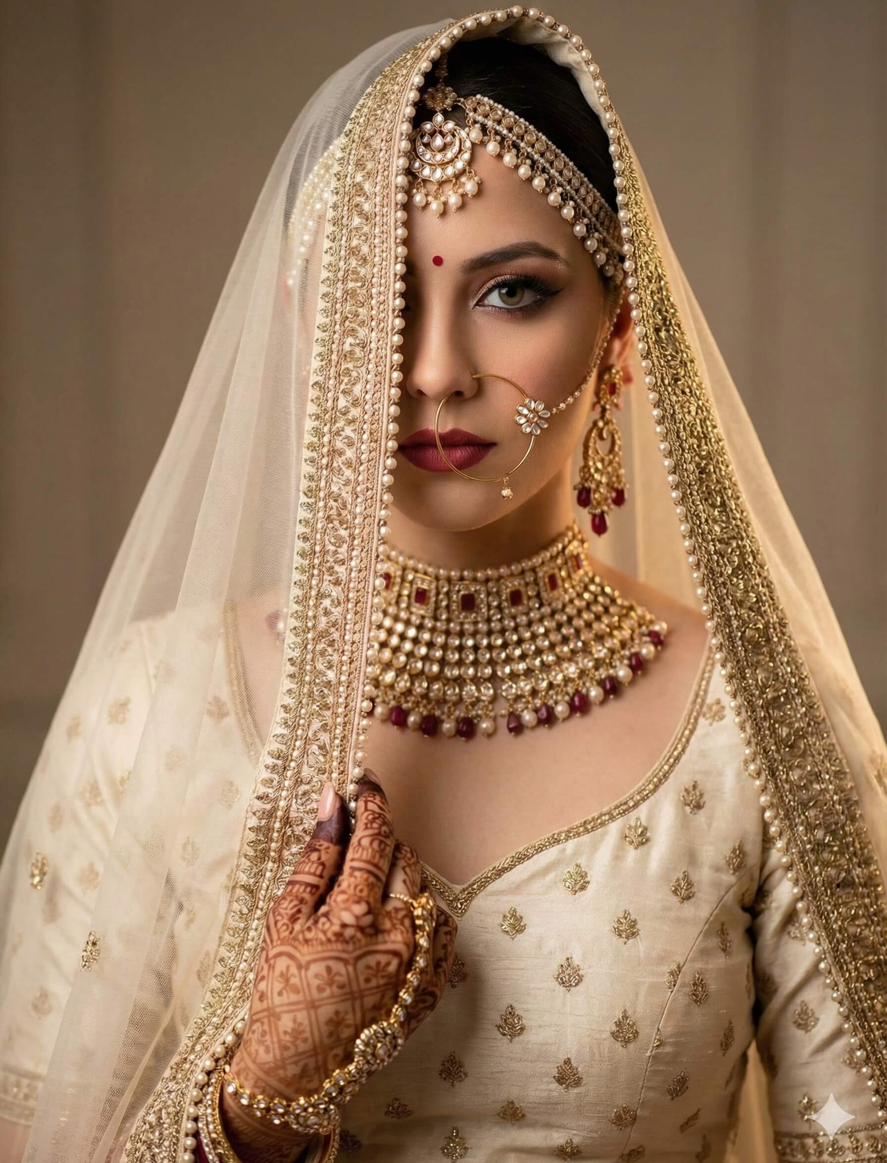 AI Generated result for: Traditional Bridal Regalia