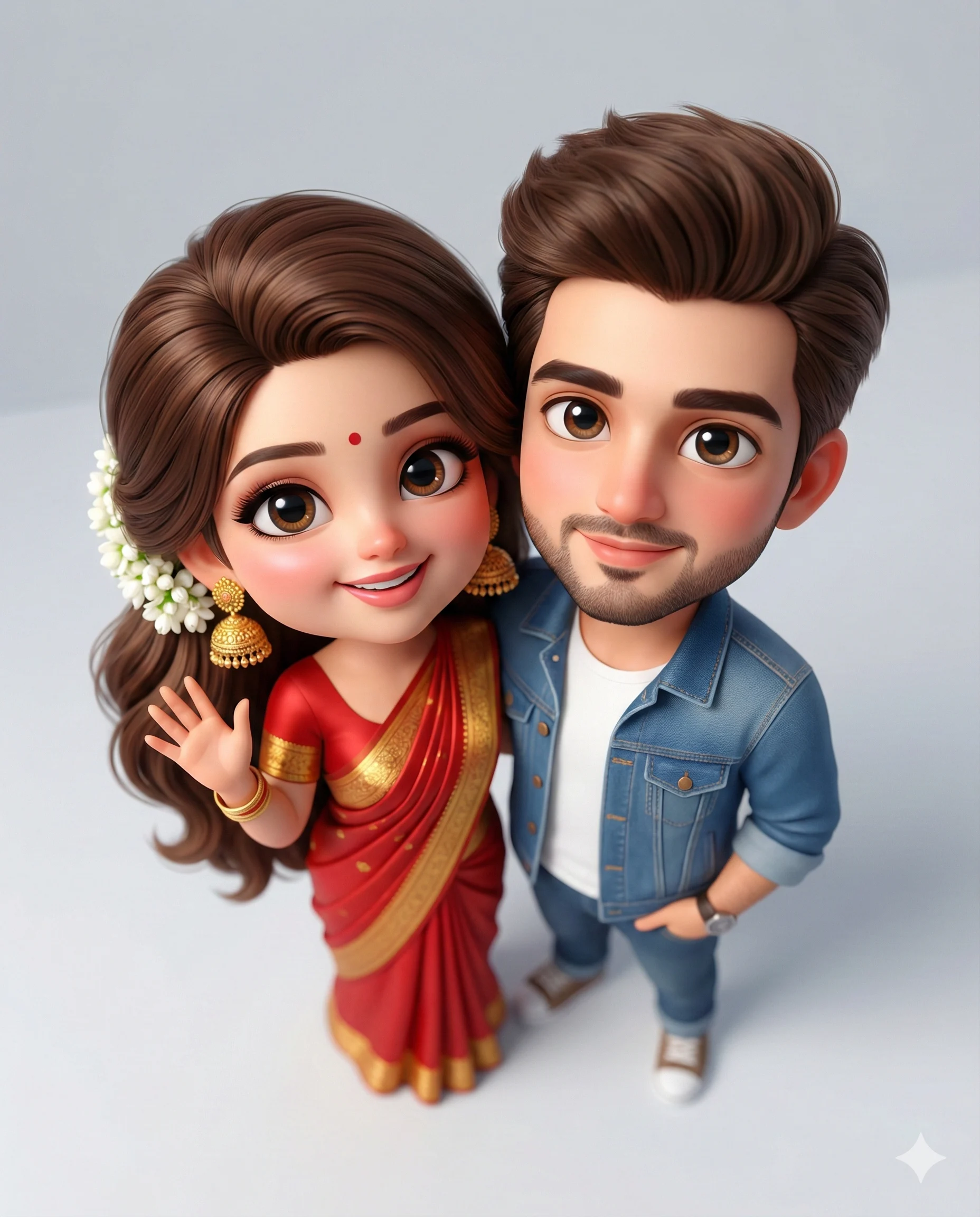 Result 3 for Chibi-Inspired Couple AI Photo Editing Prompt