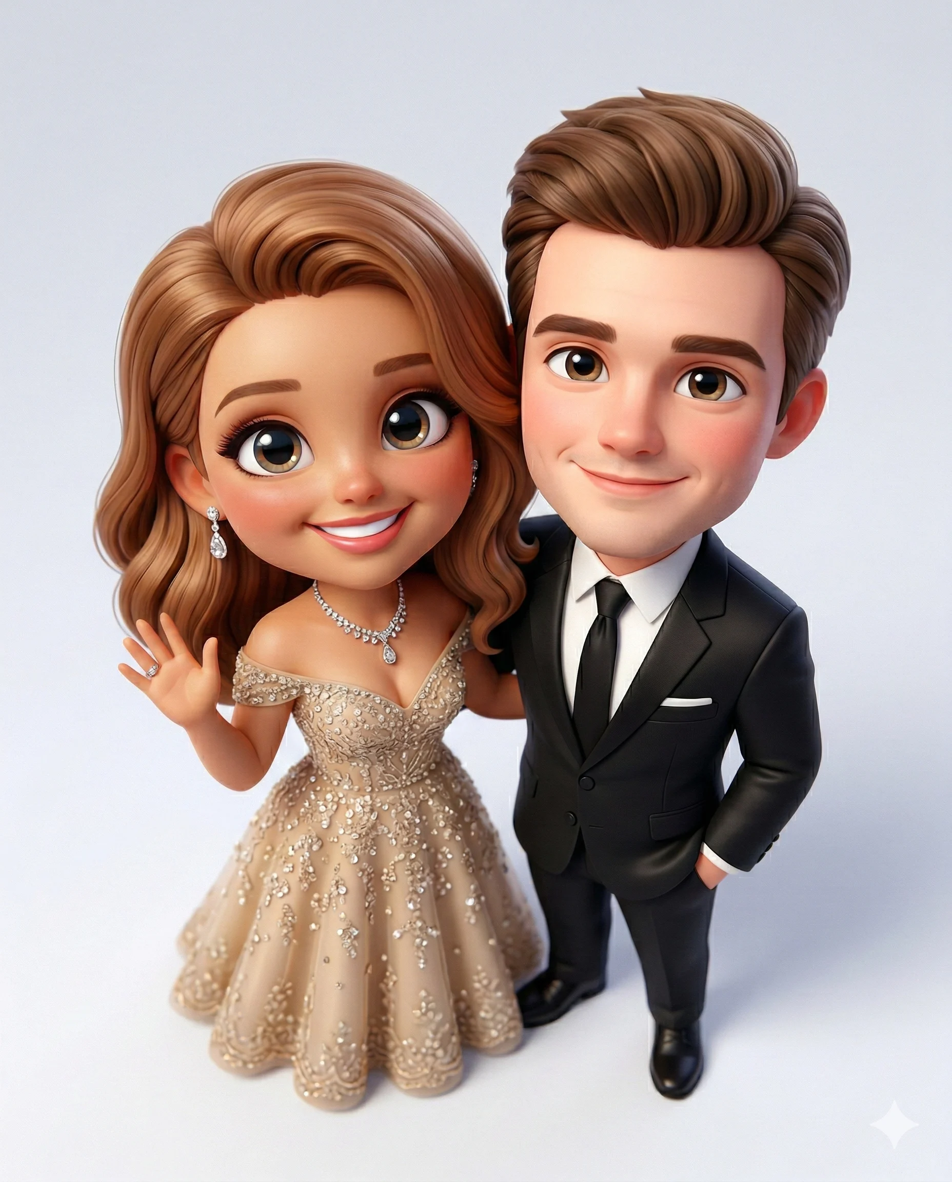 Result 5 for Chibi-Inspired Couple AI Photo Editing Prompt