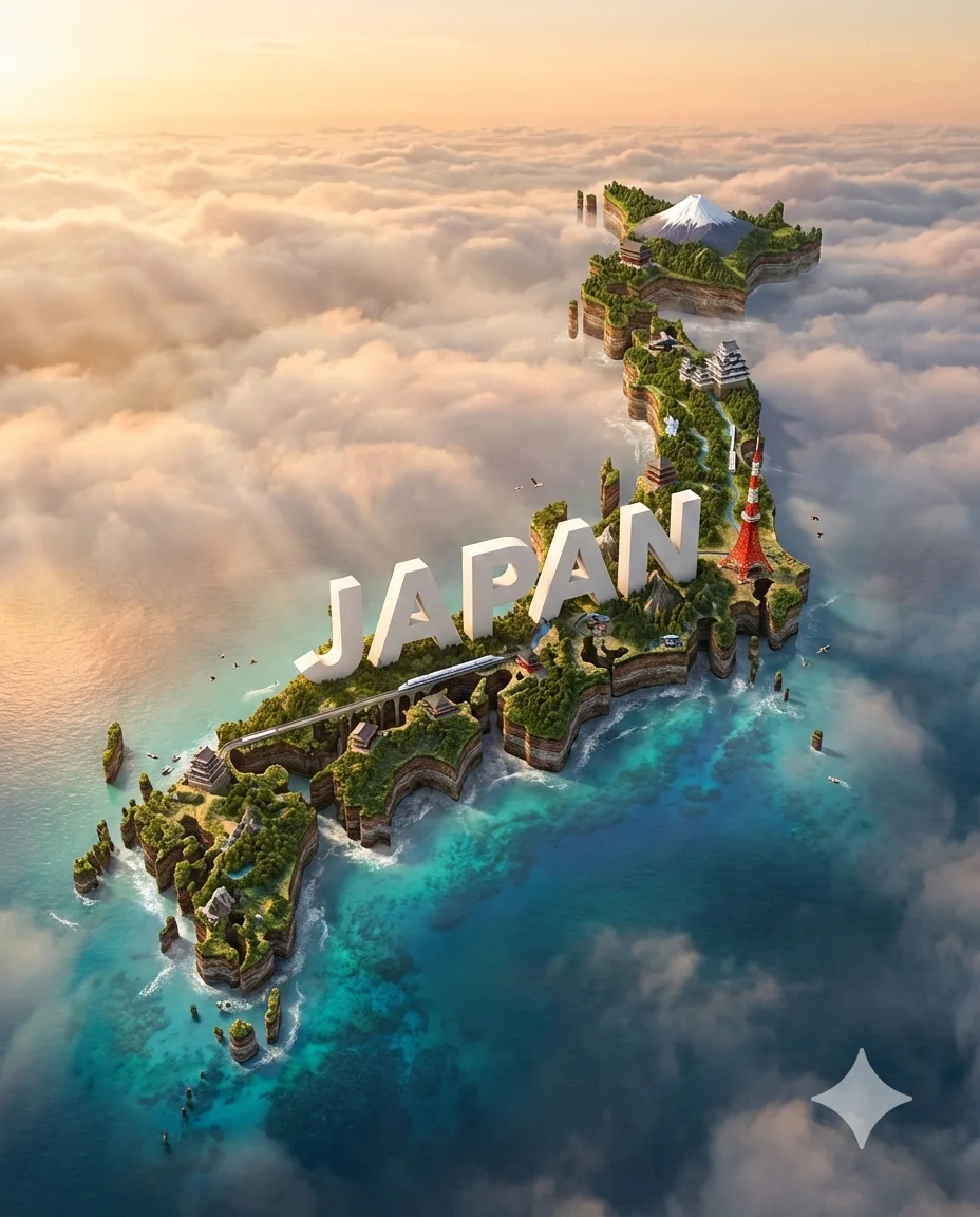 Result 4 for Floating World Dioramas AI Photo Editing Prompt