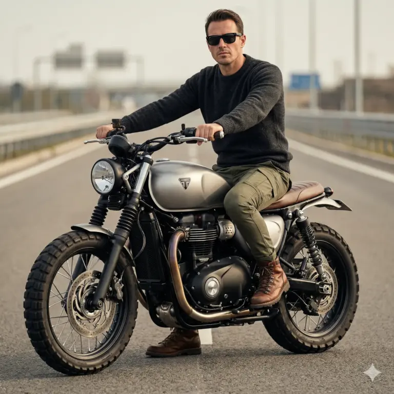 Result 1 for Cinematic Rider AI Photo Editing Prompt