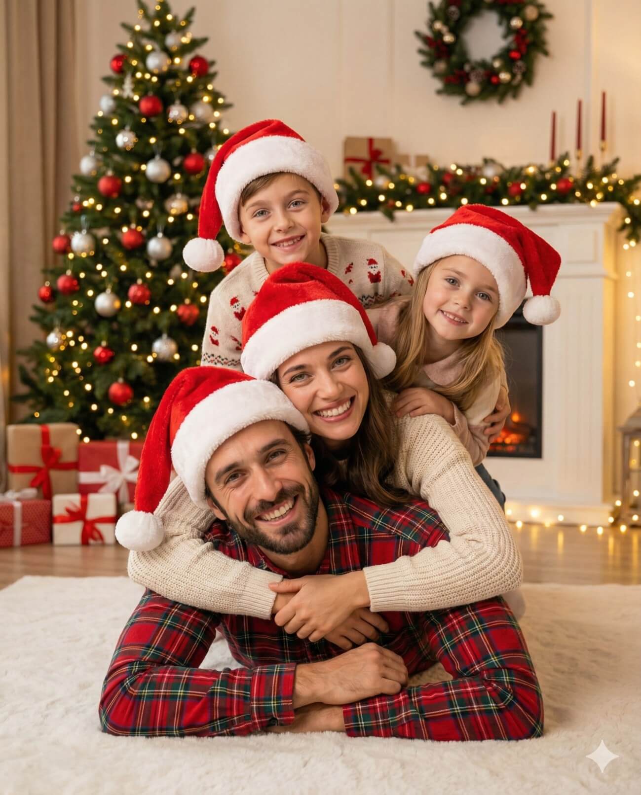 Result 1 for Holding Onto Christmas Magic AI Photo Editing Prompt