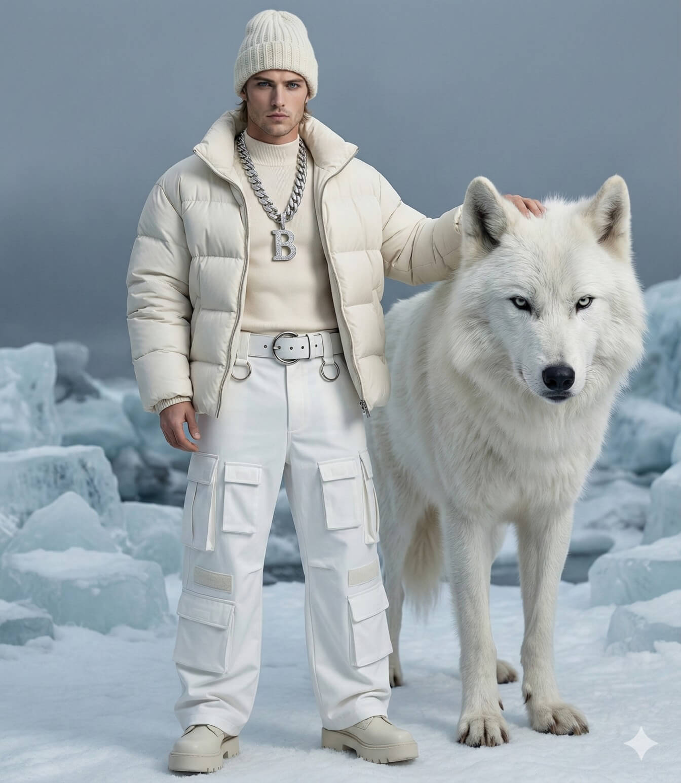 Result 1 for Frostbite & Fashion AI Photo Editing Prompt