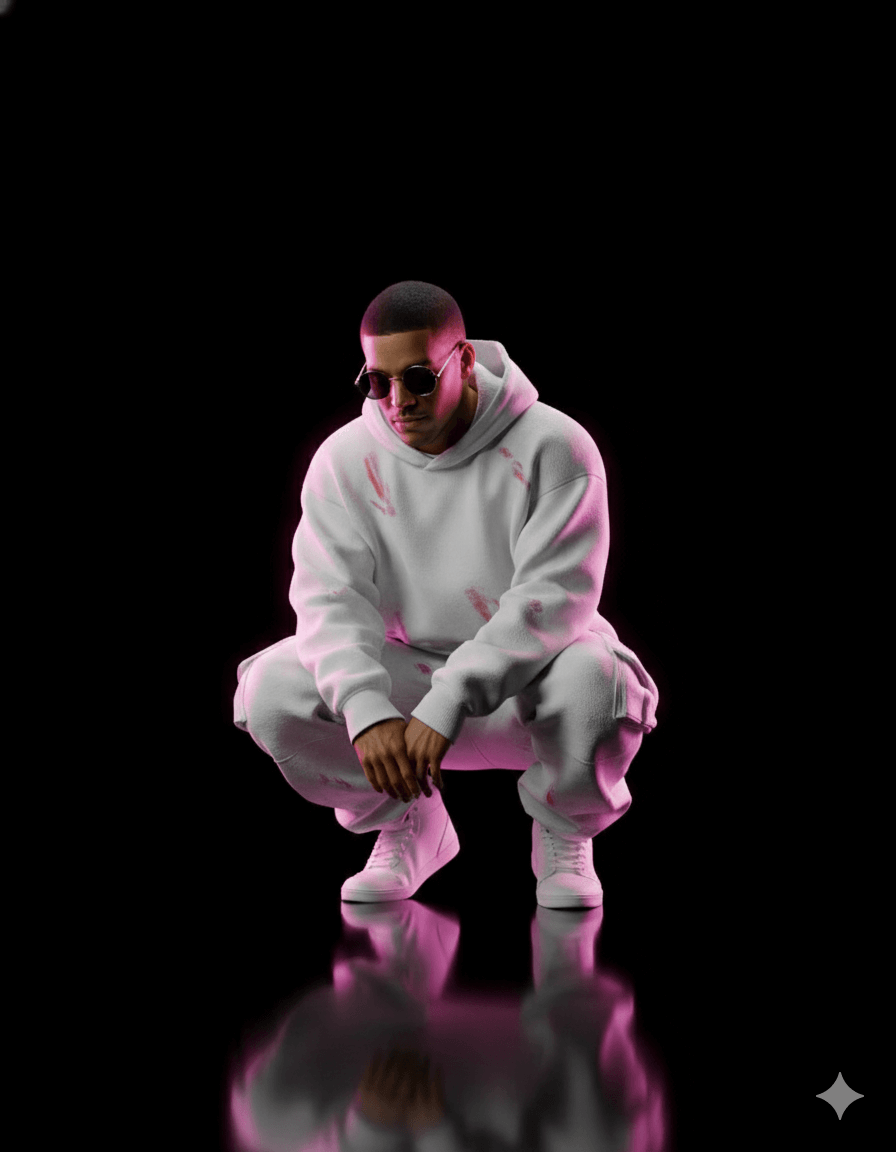 Result 1 for Neon Shadow AI Photo Editing Prompt