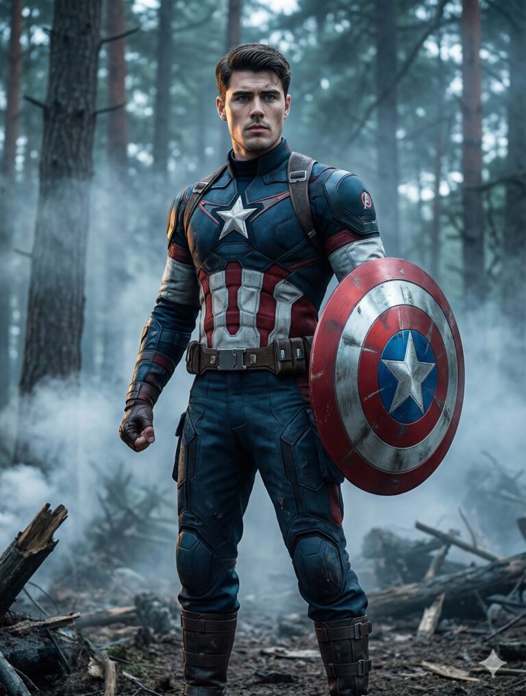 Prompt Gemini: a hyper-realistic, cinematic portrait of a character dressed...