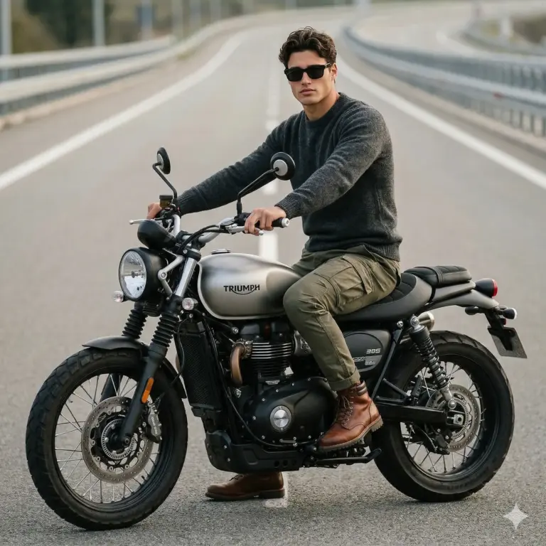 Result 3 for Cinematic Rider AI Photo Editing Prompt