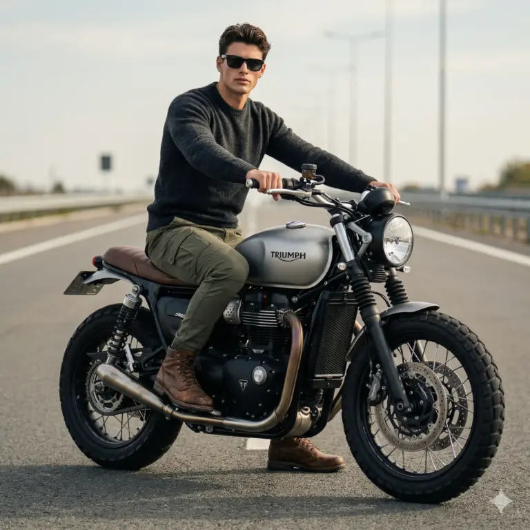 Result 2 for Cinematic Rider AI Photo Editing Prompt