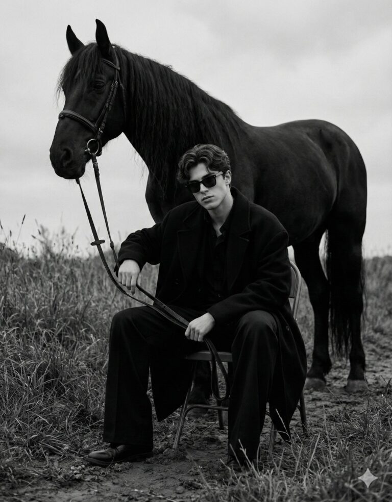 Result 1 for The Dark Horse AI Photo Editing Prompt