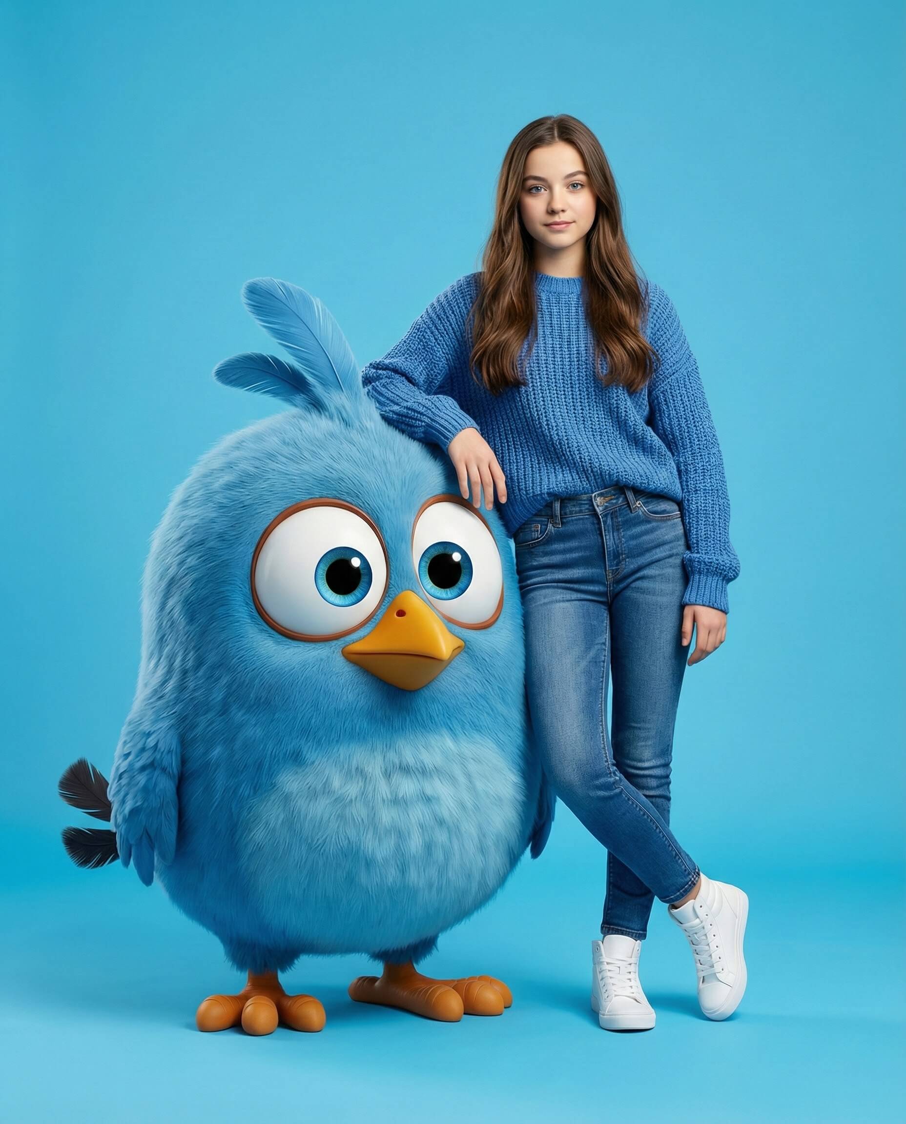 AI Generated result for: My Big Blue Friend