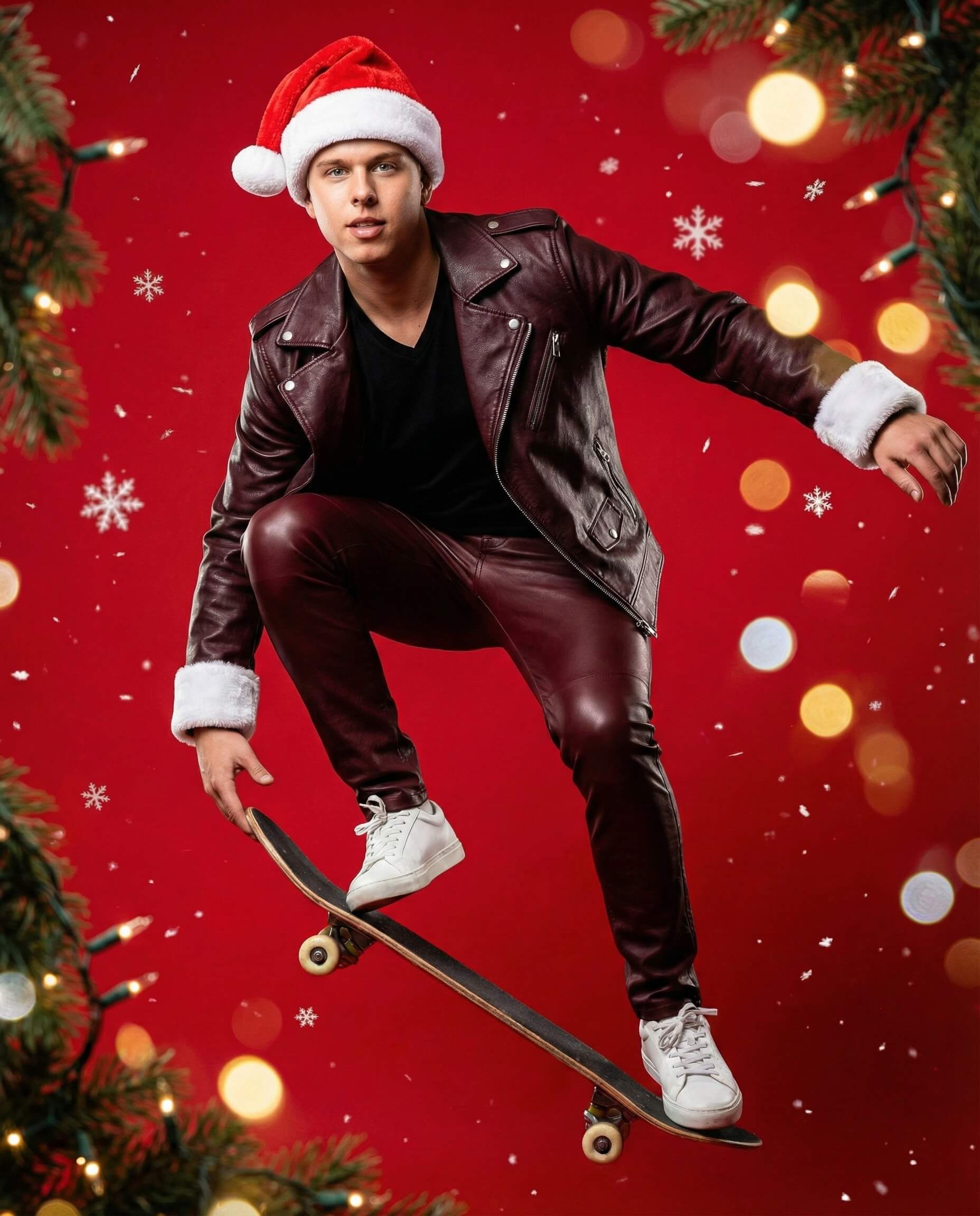 AI Generated result for: Skate Claus is Coming to Town