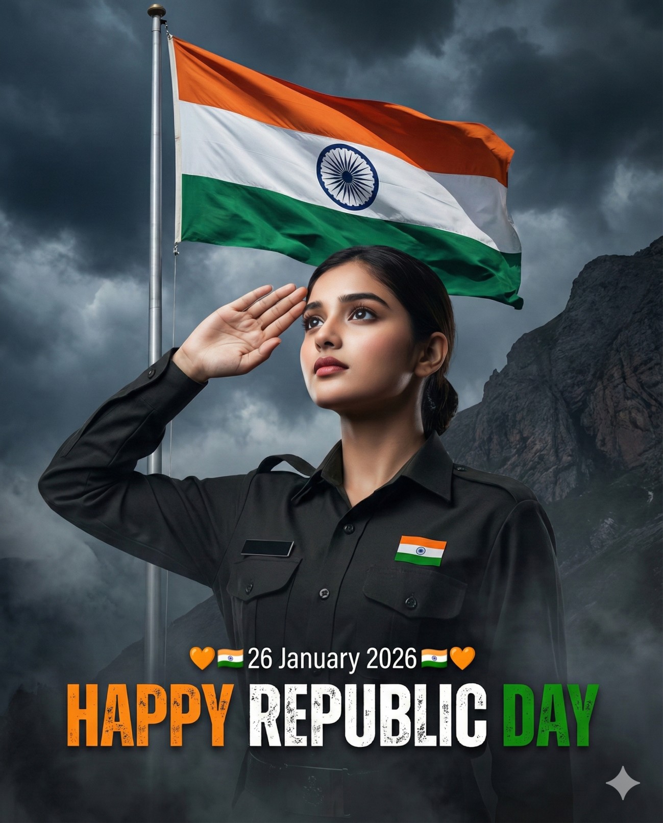 Result 2 for Saluting the Spirit of India AI Photo Editing Prompt