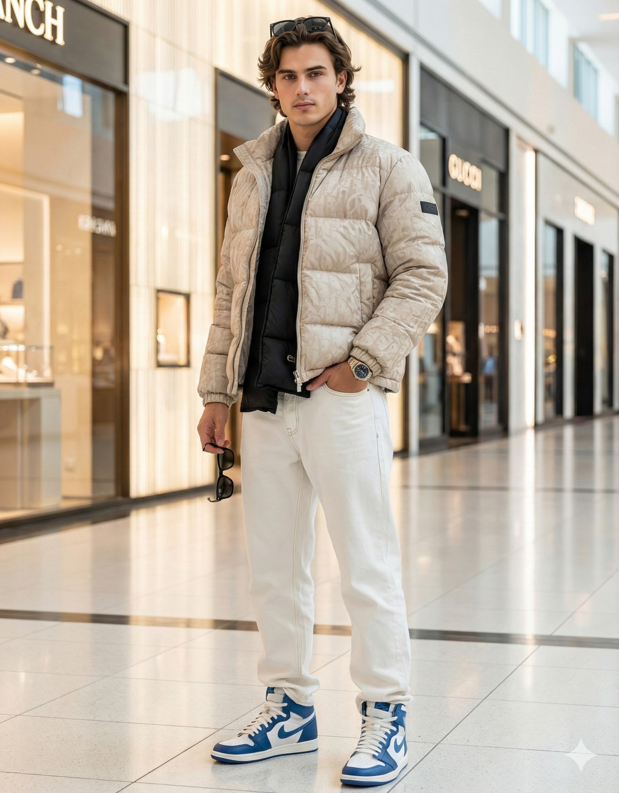 AI Generated result for: A Day at the Luxury Mall