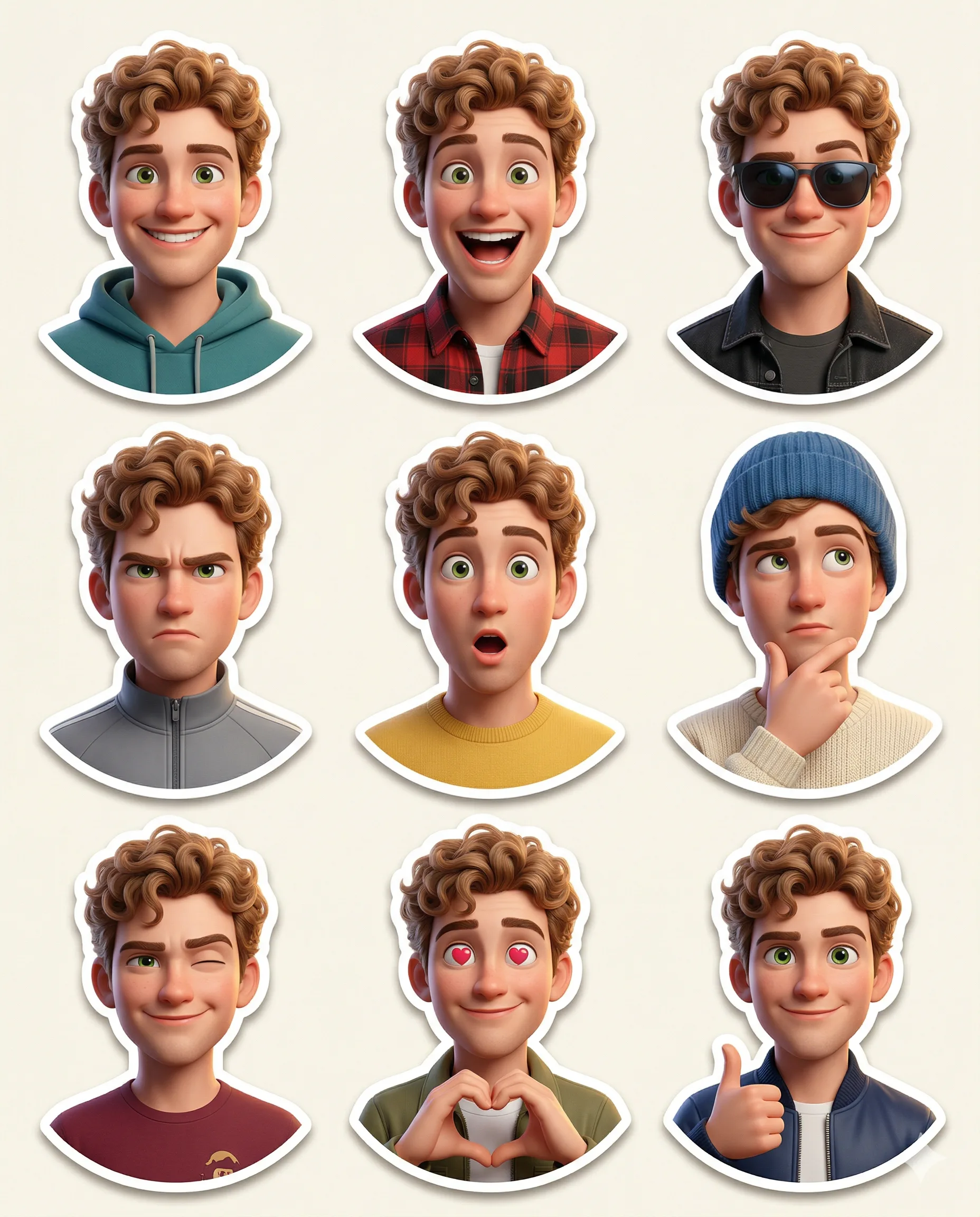 Result 1 for The Expression Grid AI Photo Editing Prompt