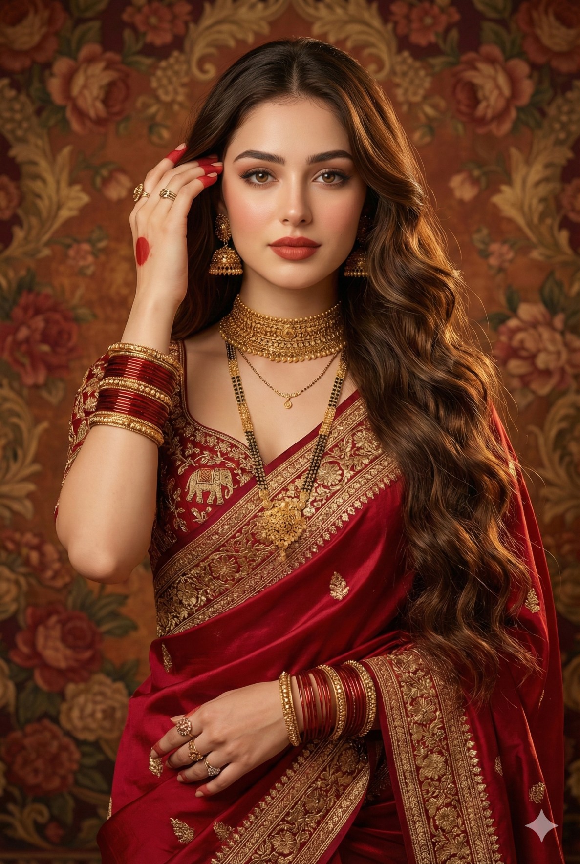 Result 1 for Timeless Indian Beauty AI Photo Editing Prompt