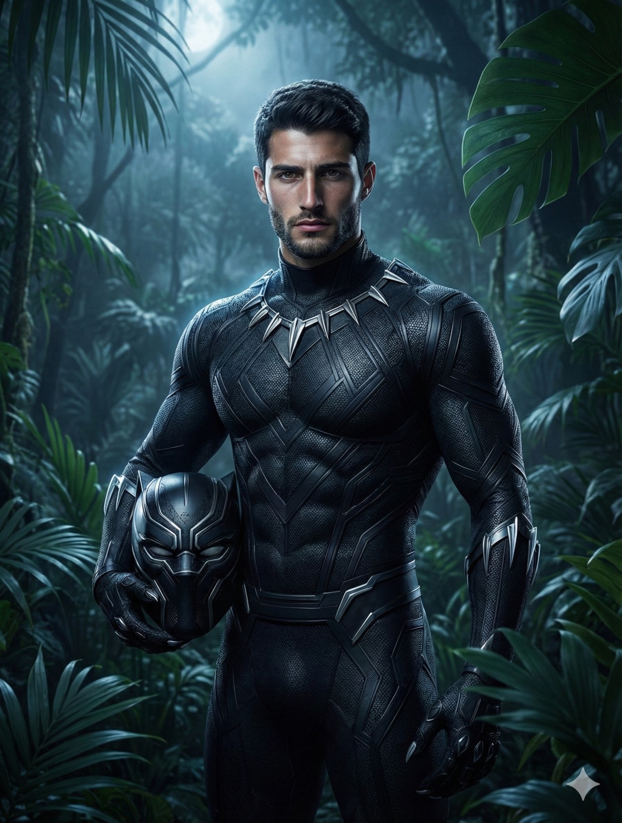AI Generated result for: Black Panther: Deep Jungle