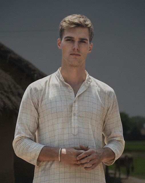 Result 2 for Modern Man in Abstract Knitwear AI Photo Editing Prompt