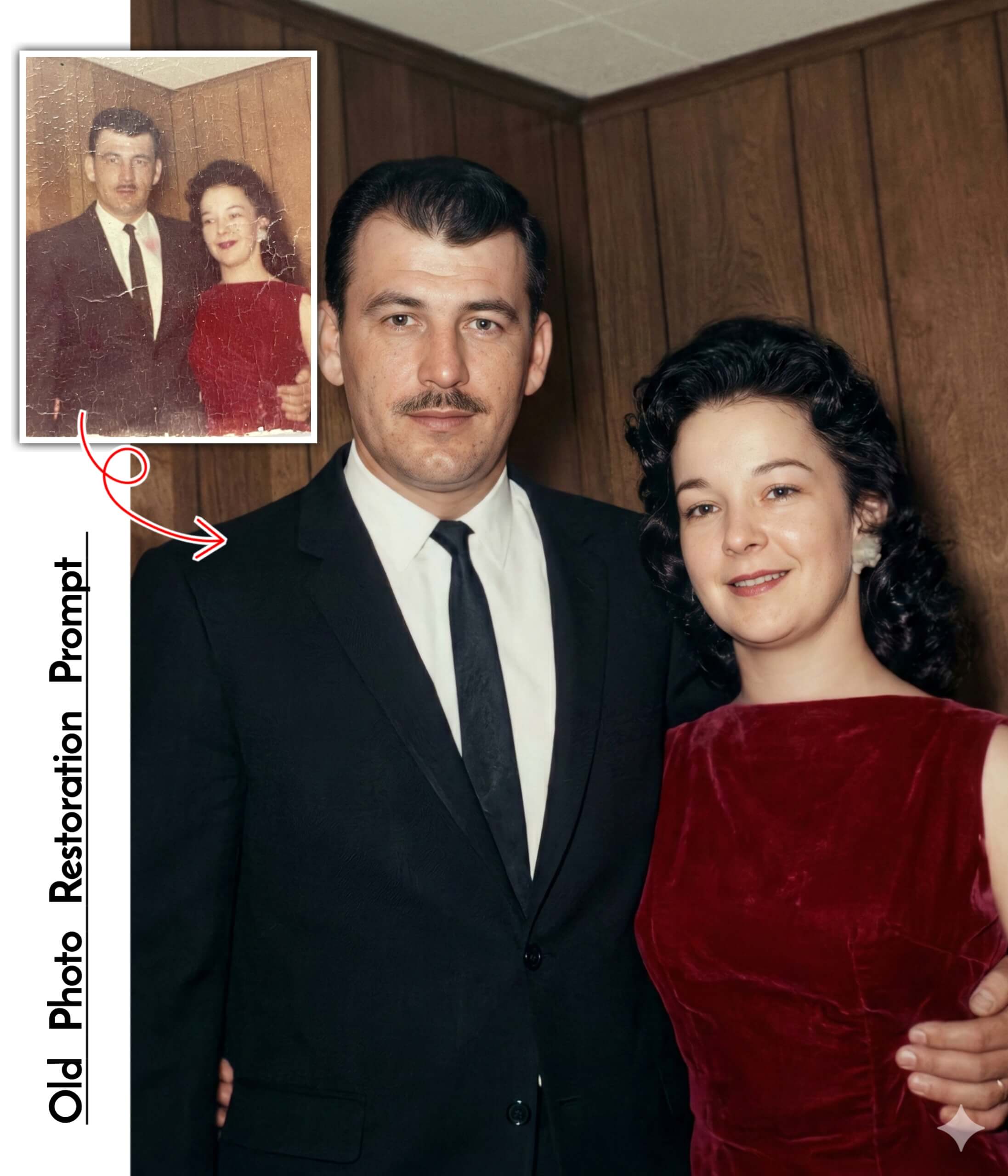 Result 3 for Old Photo Restoration AI Photo Editing Prompt