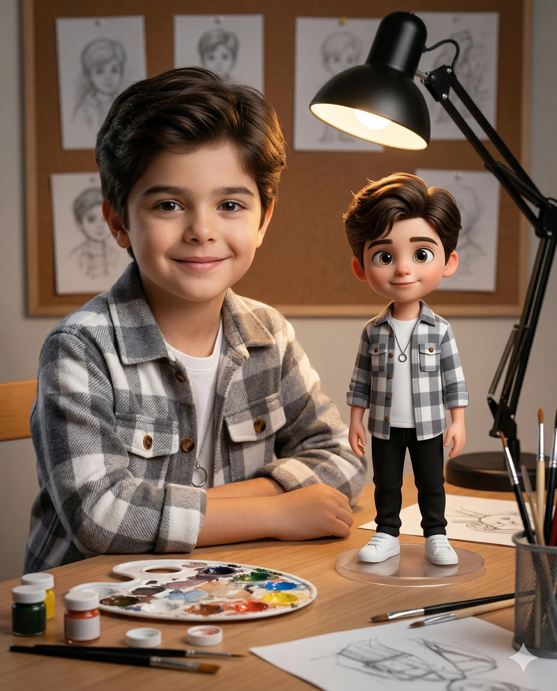 Result 4 for 3D Mini Me AI Photo Editing Prompt