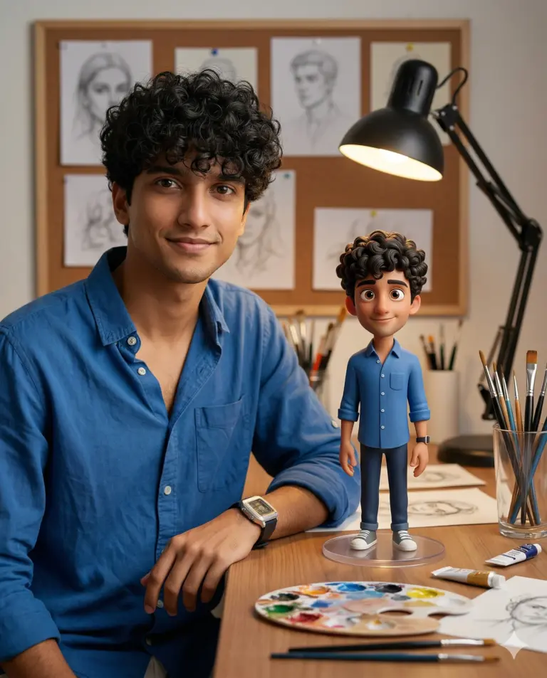 Result 2 for 3D Mini Me AI Photo Editing Prompt