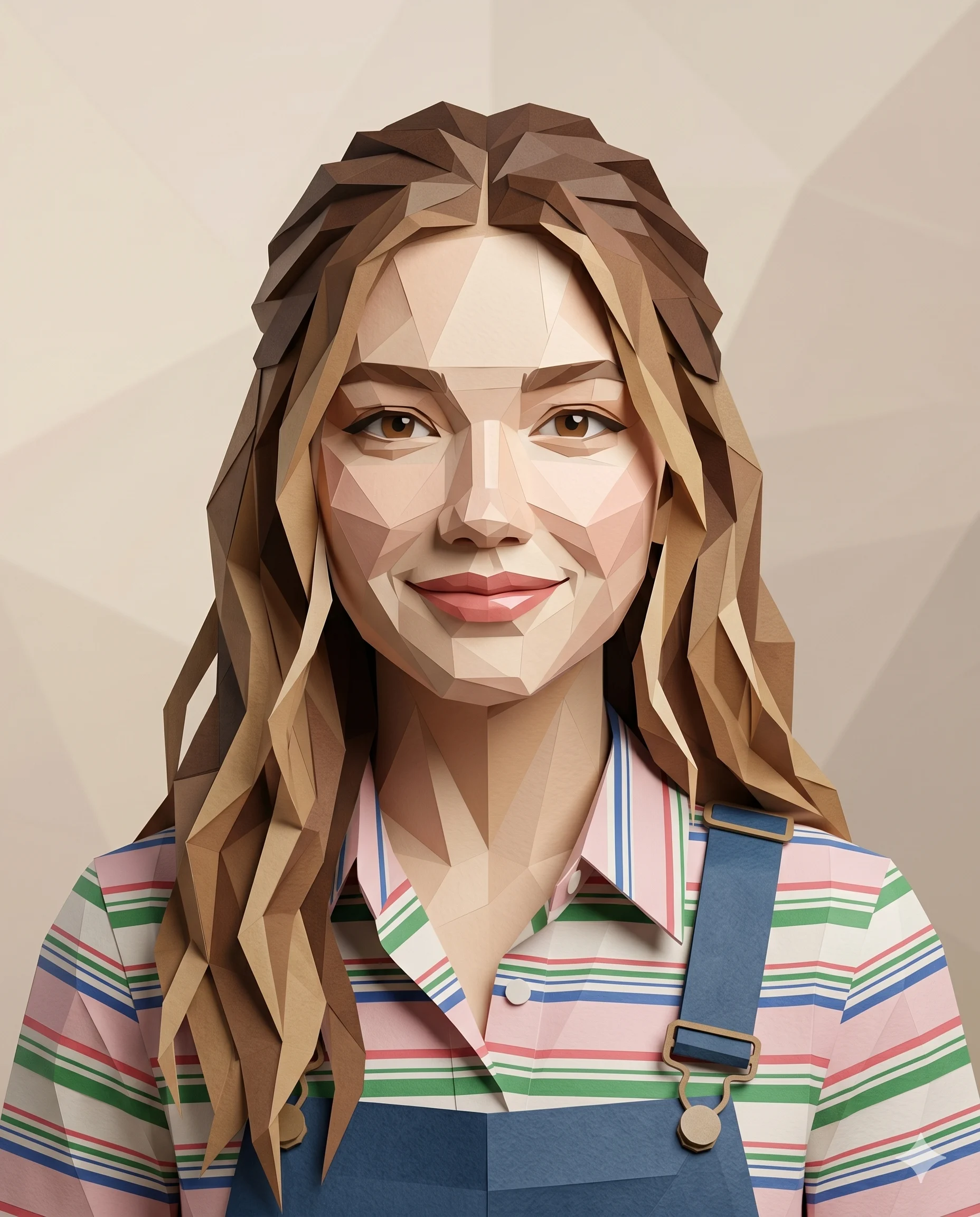 Result 4 for The Low-Poly Portrait AI Photo Editing Prompt