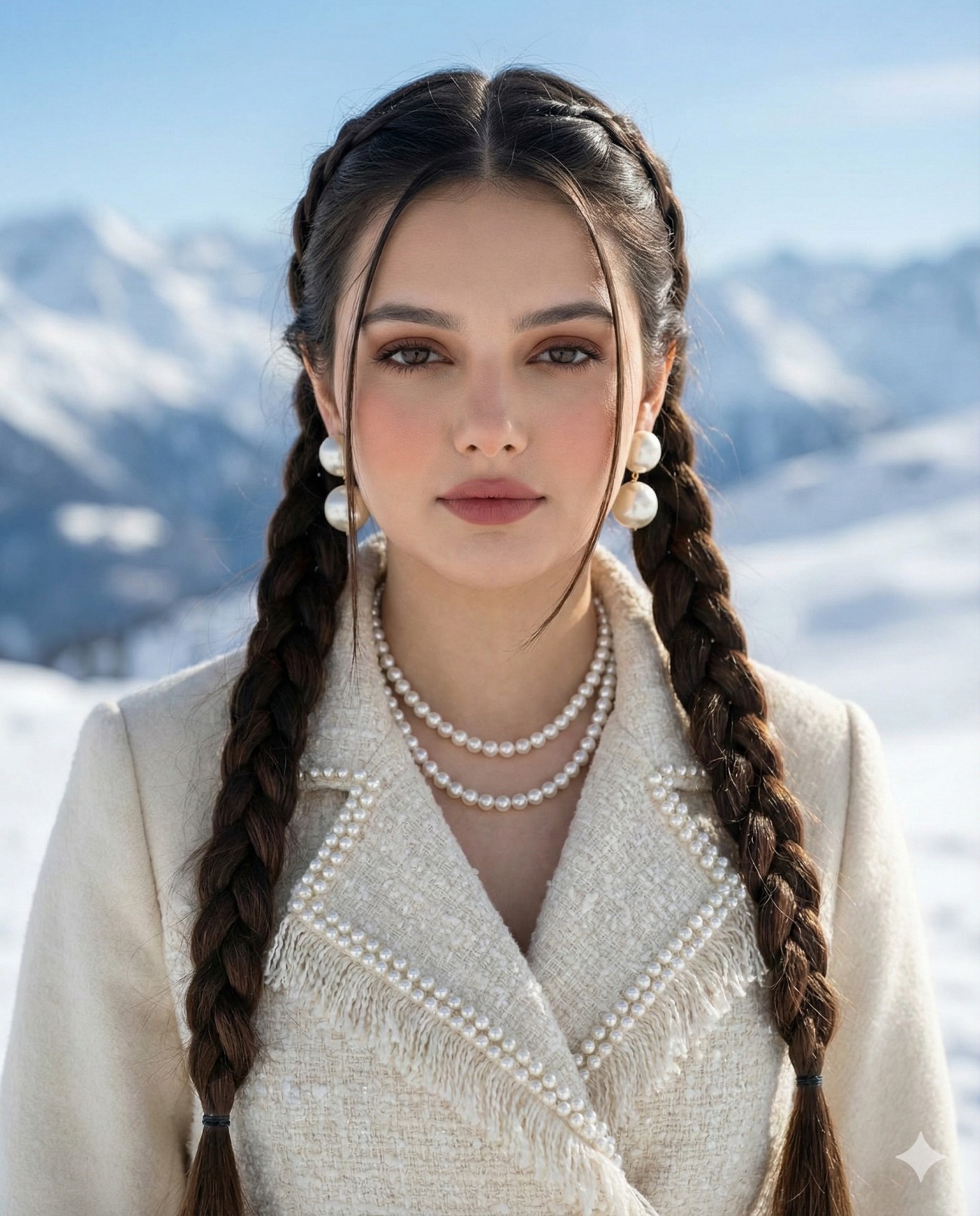 Result 3 for Pearls on the Peak AI Photo Editing Prompt